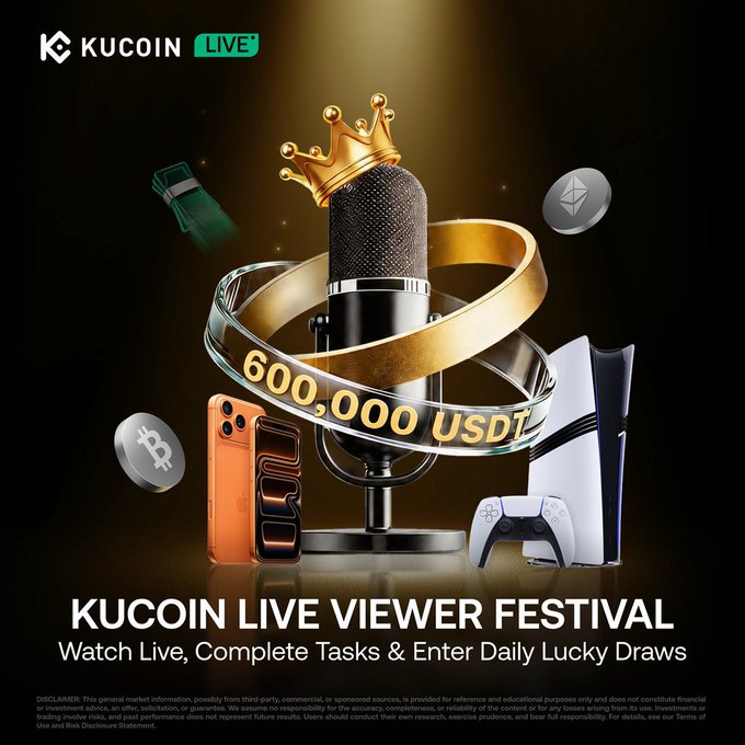 KuCoin's Watch-to-Earn Campaign Offers 0.1 BTC, 5 ETH in Prizes