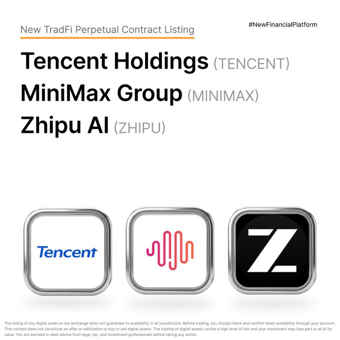 Bybit Lists Tencent, Minimax and Zhipu TradFi Perpetuals