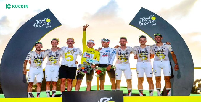 KuCoin Ambassador Tadej Pogačar Wins Fifth Tour de France Title
