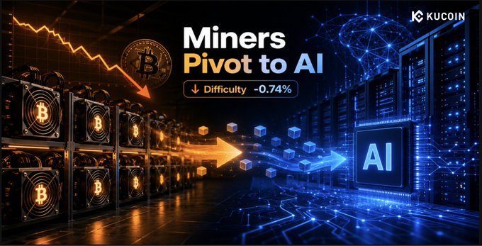 Bitcoin Mining Difficulty Falls 13.82% YTD as Miners Eye AI Compute