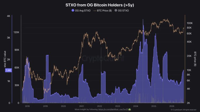 Bitcoin On-Chain Data Splits: OG Holders Stir as Realized Cap Turns Positive