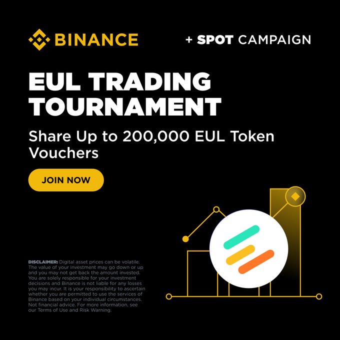 Binance Puts Up 200,000 EUL Tokens for Spot Trading Tournament