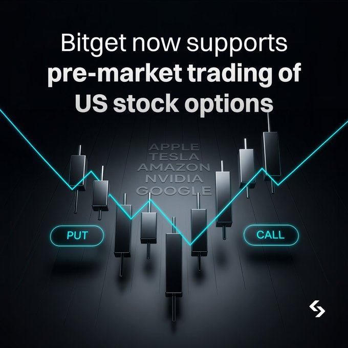 Bitget Launches Pre-Market Trading on 45 U.S. Stocks and ETFs