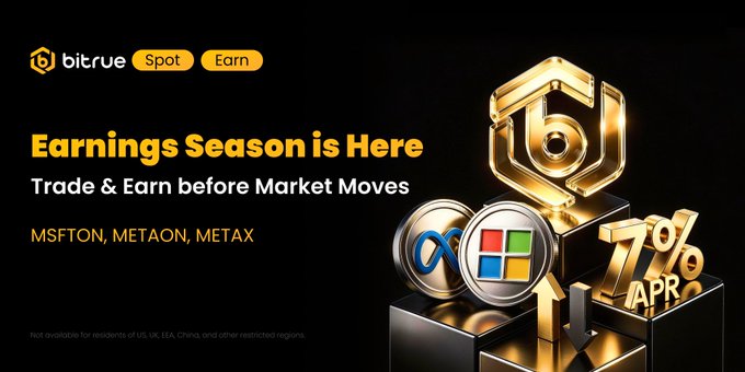 Bitrue Adds 7% Staking APR on Tokenized Microsoft and Meta Shares