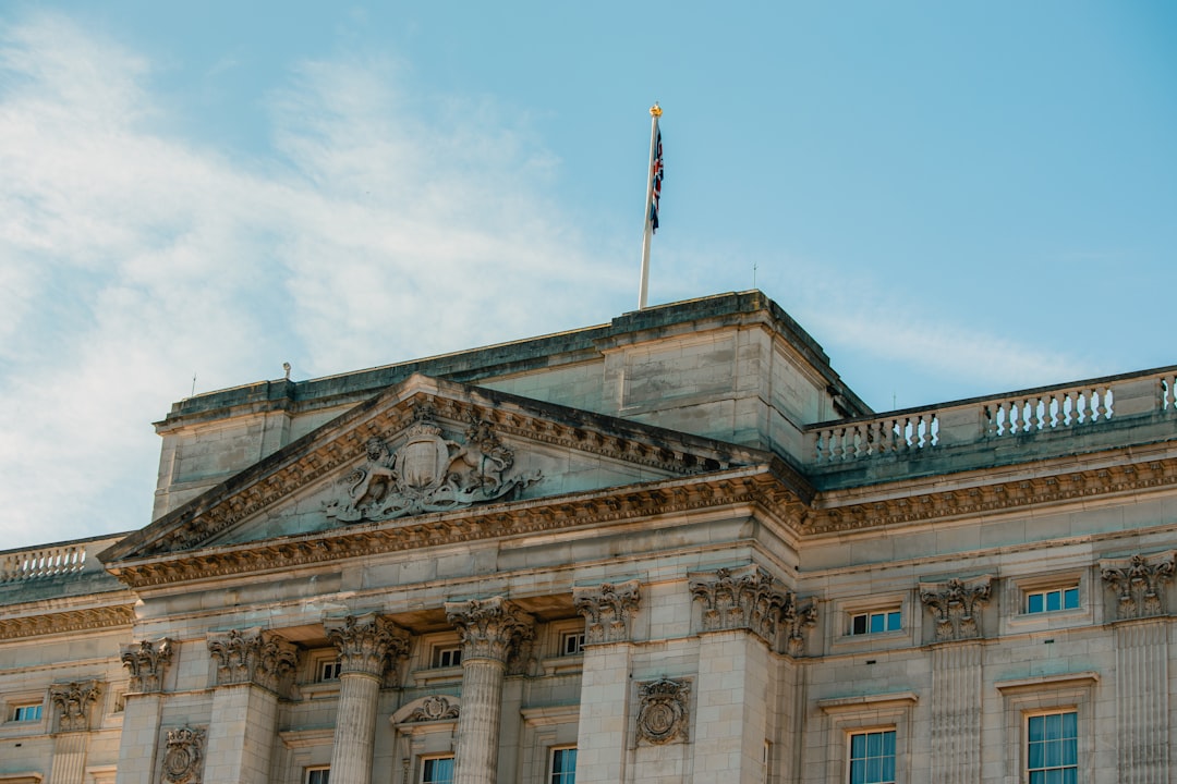 Buckingham palace, home to the british monarchy.