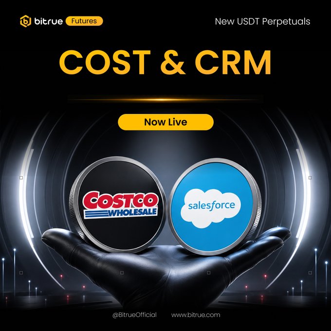 Bitrue Expands Tokenized Stock Perpetuals With COST, CRM and More