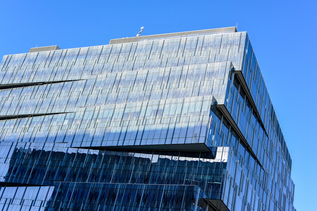 a low angle view of a building